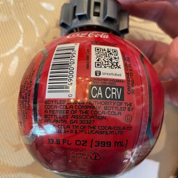 Disney Coca Cola Star Wars Galaxy's Edge Limited Edition DisneyLand Single Bottl - Picture 7 of 8
